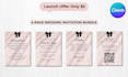 design professional canva wedding invitation templates and digital