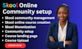 setup skool online community skool credit repair skool online course creation