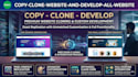 copy clone website and develop all website