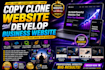 copy clone website and develop business website