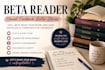 beta read your book and give detailed feedback