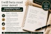 beta read your novel constructively with detailed comments