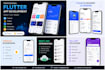 develop a professional flutter mobile app with firebase