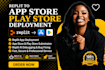 replit to appstore playstore deployment replit ai debugging using capacitor