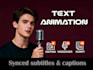 do text animation, ai voiceover, and dynamic subtitle animation