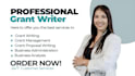 find and write rfp, contract, grant proposal, bid proposal, do grant submission