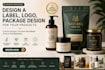 design a label, logo, package design for your products