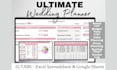 design wedding google sheet, wedding planner spreadsheet, event planner tracker
