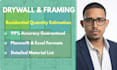 do residential drywall and framing material estimation