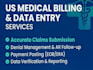 be your expert US medical billing and data entry specialist