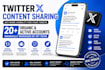 manually repost your twitter x content on active accounts