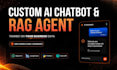 develop custom ai chatbot, rag agent with openai, python, langchain