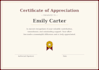 design professional certificates and awards