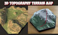 model realistic 3d terrain landscape, 3d realistic topography, 3d terrain map