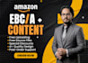 design amazon a plus content, ebc and infographic images