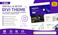 install divi theme, divi divider, divi wordpress website, wordpress landing page