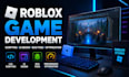 develop roblox games, lua scripting, UI design and bug fixes