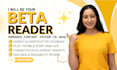 beta read critique romance beta reader fantasy ya sci fi thriller beta reader