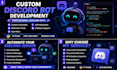 develop a custom discord bot with automation and API integration