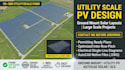 do ground mount solar design and utility scale pv design in autocad