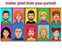 create avatar cartoon from your portrait in pixel art style