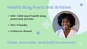 write accurate, engaging SEO health blog posts and articles