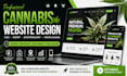 design a professional cannabis, cbd, hemp, dispensary and marijuana website
