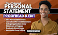 edit law school personal statement, statement of purpose, amcas application