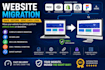 website migration figma to framer wix to wordpress squarespace shopify transfer