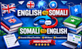 be your professional english to somali