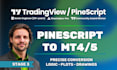 convert tradingview pinescript to metatrader mql mt4 mt5 ea