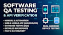 do professional QA software testing and API verification