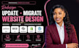 redesign update migrate odoo wix squarespace shopify wordpress website design