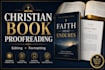 do christian book proofreading,christian book editor, christian book formatting