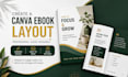 create a canva ebook layout that looks professional and readable