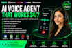 build ai voice agent, ai receptionist using vapi and retell ai