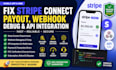 fix mobile app stripe connect payout debug webhook problem API integration