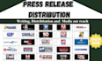 write and distribute your press release or music press release