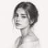 create a hand drawn graphite portrait with amazing detail