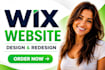 wix website design wix website redesign wix, wix website development wix website