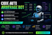 code crypto solana arbitrage bot hft volume bot dex triangular arbitrage bot