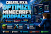 create fix optimize minecraft modpacks, cobblemon pixelmon, atm10 server setup