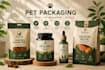 do pet packaging, dog treat label, pet supplement mockup expert