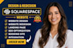 real estate website design on squarespace wix wordpress mls