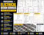 design panel schedule load calcs lighting layout and power distribution