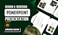 redesign powerpoint presentation and create a modern ppt slides