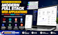 develop modern full stack web applications using laravel, react, HTML, and CSS