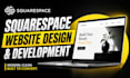 build squarespace website design wixsquarespace landing page website development