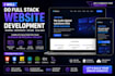 do full stack website development as a software developer
