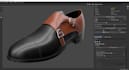 3d shoe model, footwear design, rendering and 3d animation